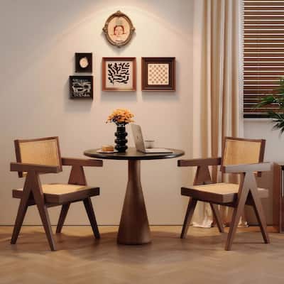 Modern Mid Century Dining Chairs Set of 2