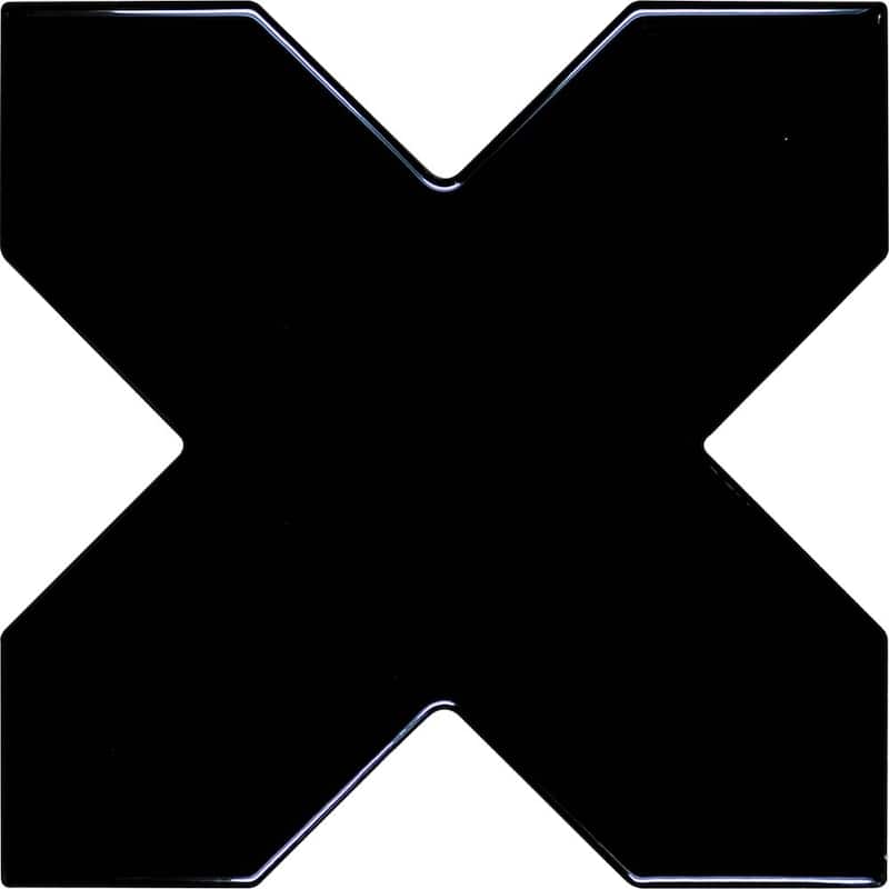 Siena 5" Star with Cross Glossy Ceramic Wall and Floor Tile (10.76 sq ft/case) - 54 Pack