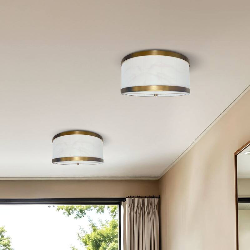 Lucerne Flush Mount - Gold