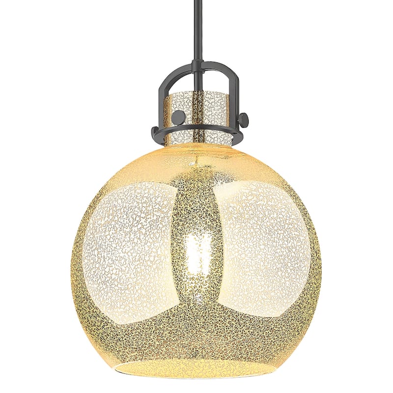 Innovations Lighting 410-1SL-G410-14ME Newton Sphere 14" Wide Pendant - Matte Black