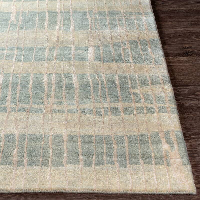 Hand-Knotted Teviot Stipe Indoor Area Rug