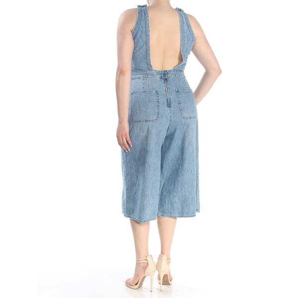 lucky brand denim jumpsuit