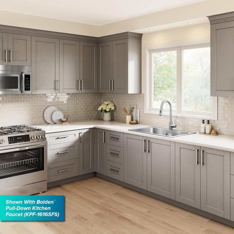 KRAUS Premier Drop In Top Mount 18 gauge Stainless Steel Kitchen Sink