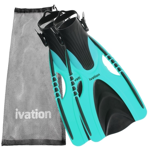Ivation Adjustable Diving/Speed Fins with Mesh Bag