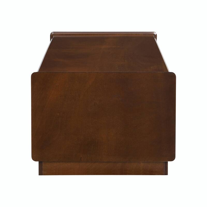 47.2" Modern Rectangle Coffee Table with 4 Drawers and 2 Display Shelves