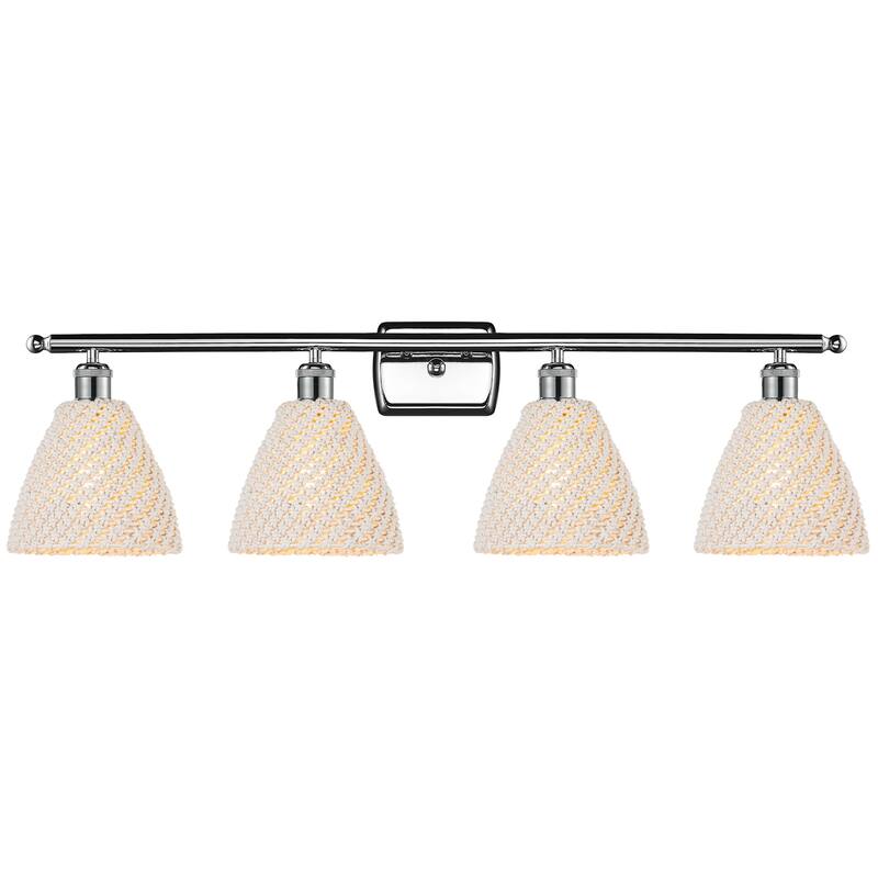 Innovations Lighting 516-4W-11-38 Bristol Natural Vanity Bristol - Polished Chrome / Natural