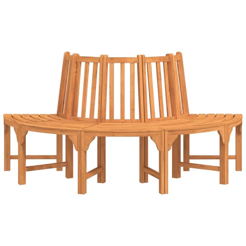 vidaXL Tree Bench Reddish Brown Solid Eucalyptus Wood