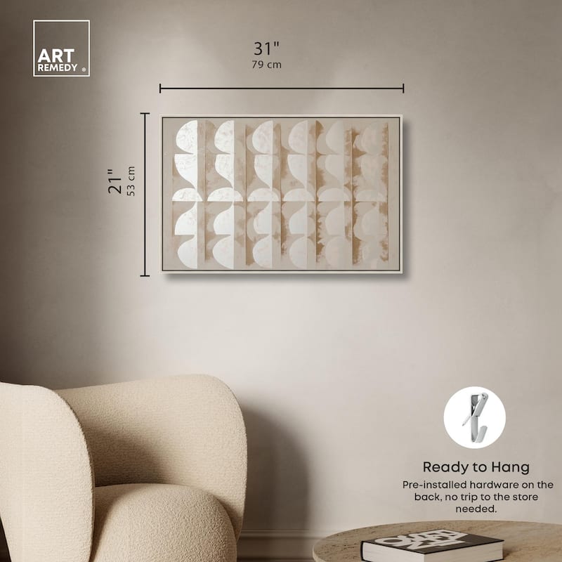 Columnar Shapes I Canvas by Art Remedy
