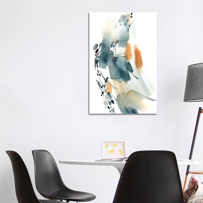 iCanvas "Abstract In Blue And Terracotta" by Sophie Rodionov Canvas Print - 40x26x1.5