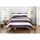 preview thumbnail 1 of 3, Urban Playground Lavelle Black/White Comforter Set