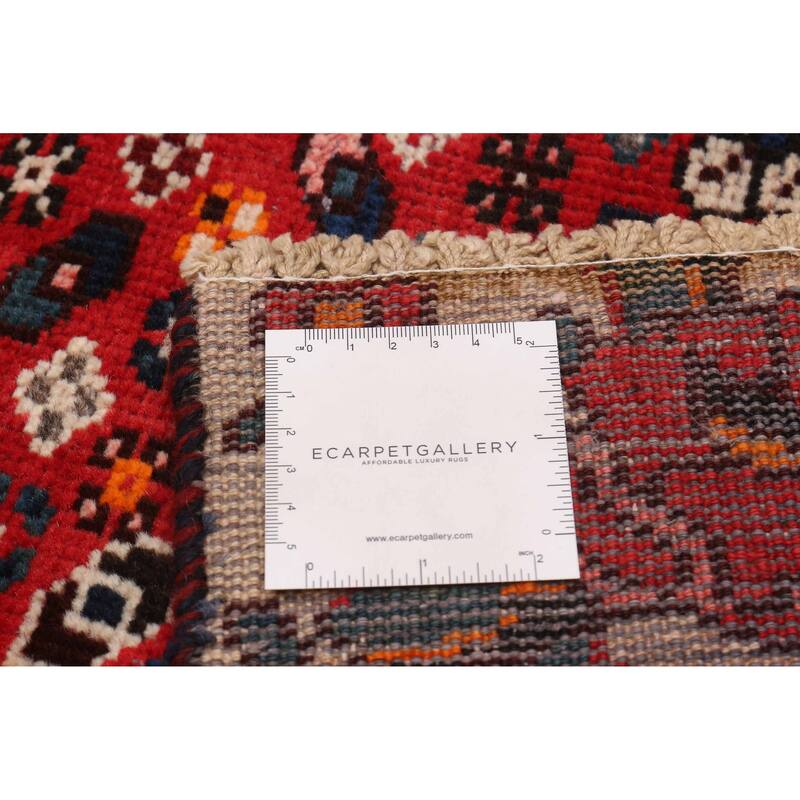 ECARPETGALLERY Hand-knotted Kayseri Vintage Red Wool Rug - 5'1 x 10'1