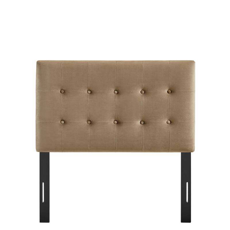 Emily Biscuit Tufted Performance Velvet Headboard