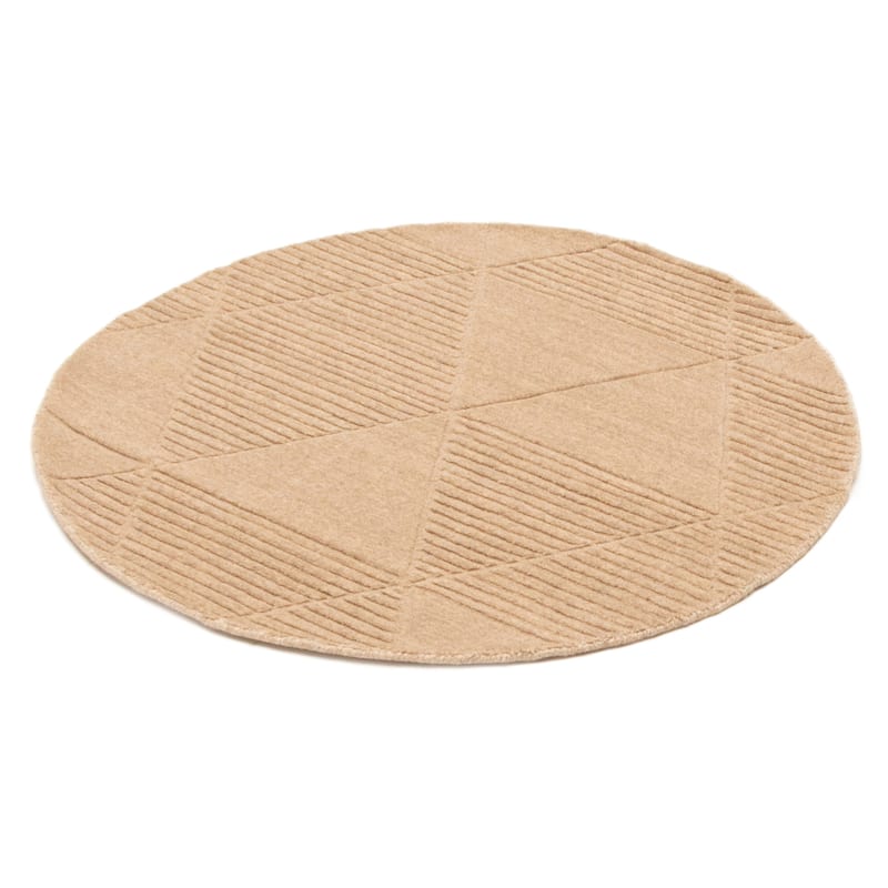 Kashkuli Gabbeh Tan Rug 4'0" x 4'0" - 4'0 x 4'0