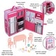 preview thumbnail 6 of 10, Badger Basket Home & Go Doll Kitchen with Storage for 12-inch Dolls