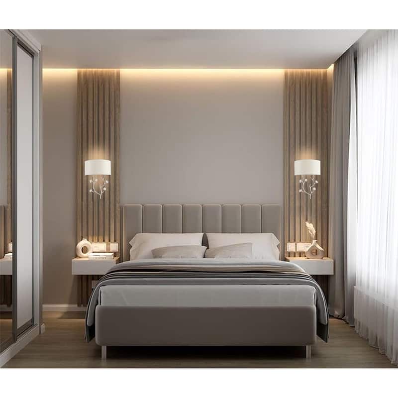 1 Light Silver Branch Floral Wall Sconce wIth White Shade