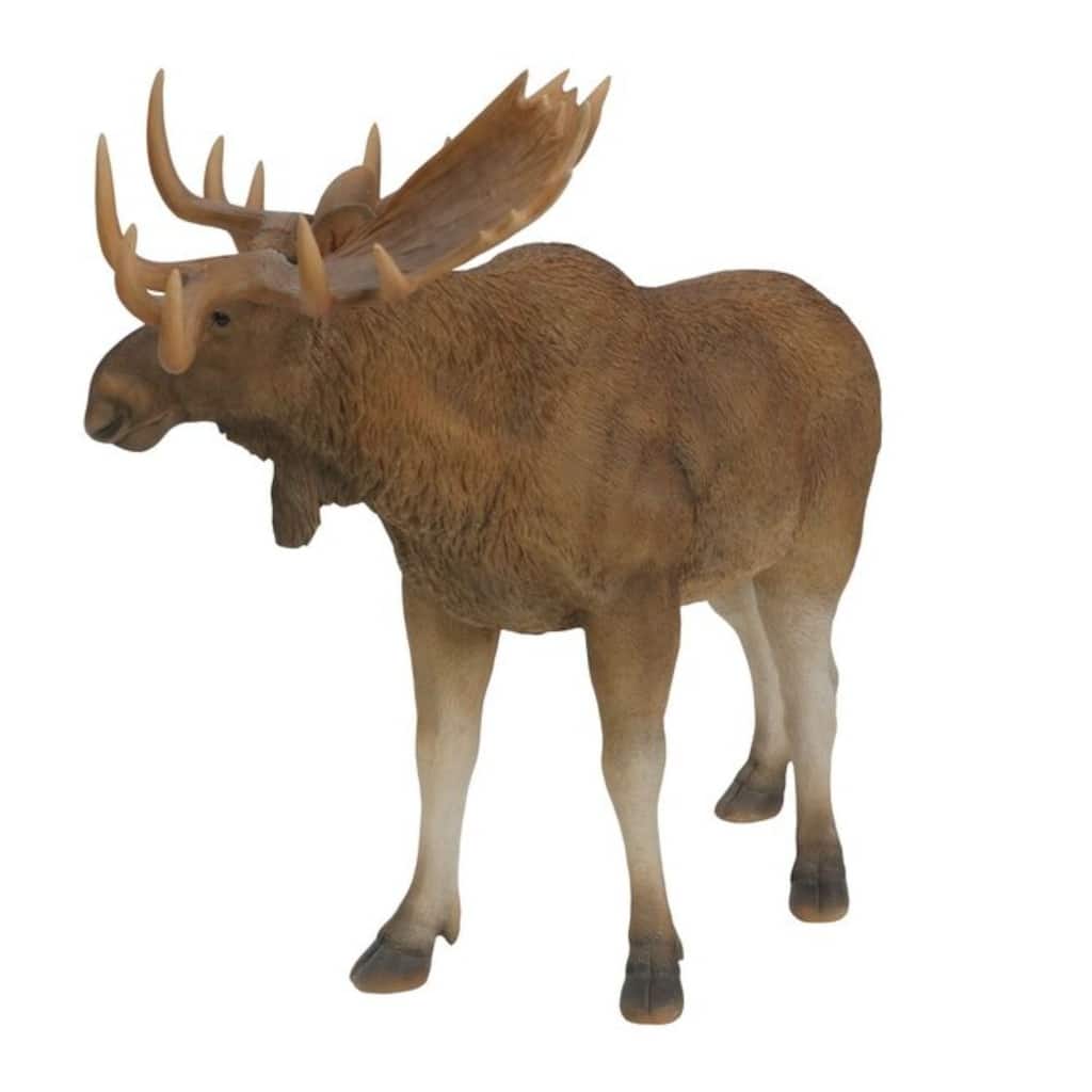25.75" Standing Moose Outdoor Garden Statue