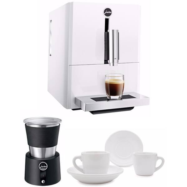 Shop Jura A1 Ultra Compact Coffee Center With White With Milk Frother And Mugs Overstock 22851517