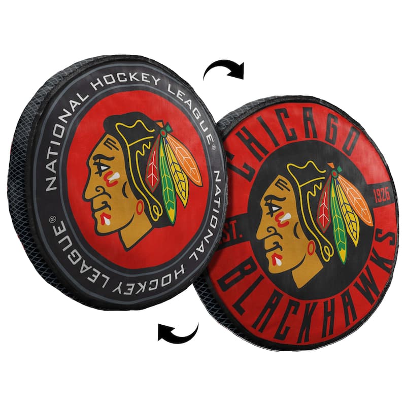 NHL Chicago Blackhawks 15 Inch Travel Cloud Pillow - 15"