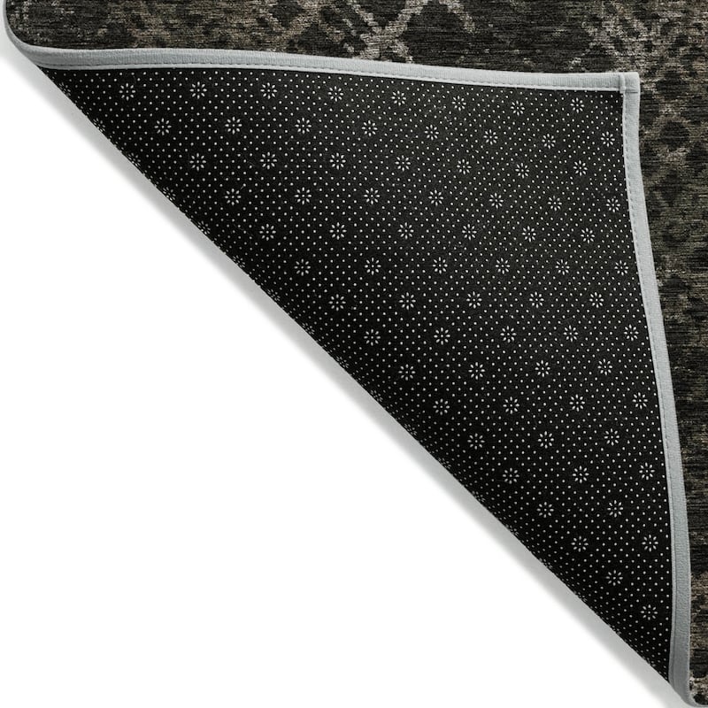 HomeRoots Geometric Transitional Rectangle Outdoor Rug