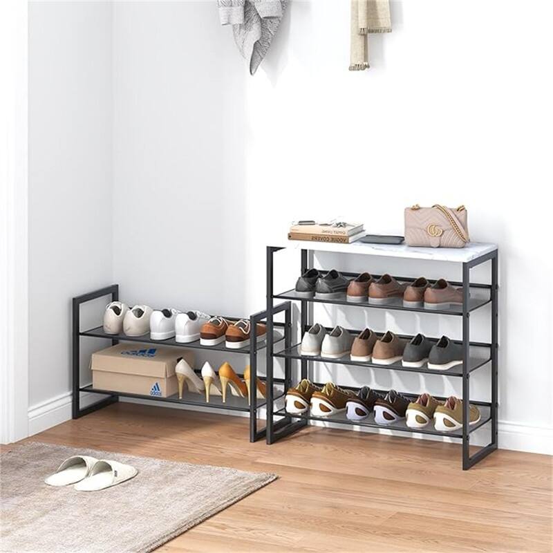 Shoe Rack 3 Row 8 Tier - 11.8"D x 29"W x 44.57"H