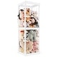 preview thumbnail 2 of 21, Gymax 300L Large Stuffed Animal Storage Space-saving Toy Storage