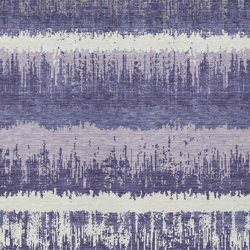 HomeRoots Striped Transitional Rectangle Outdoor Rug