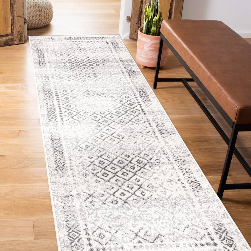 World Rug Gallery Bohemian Geometric Area Rug