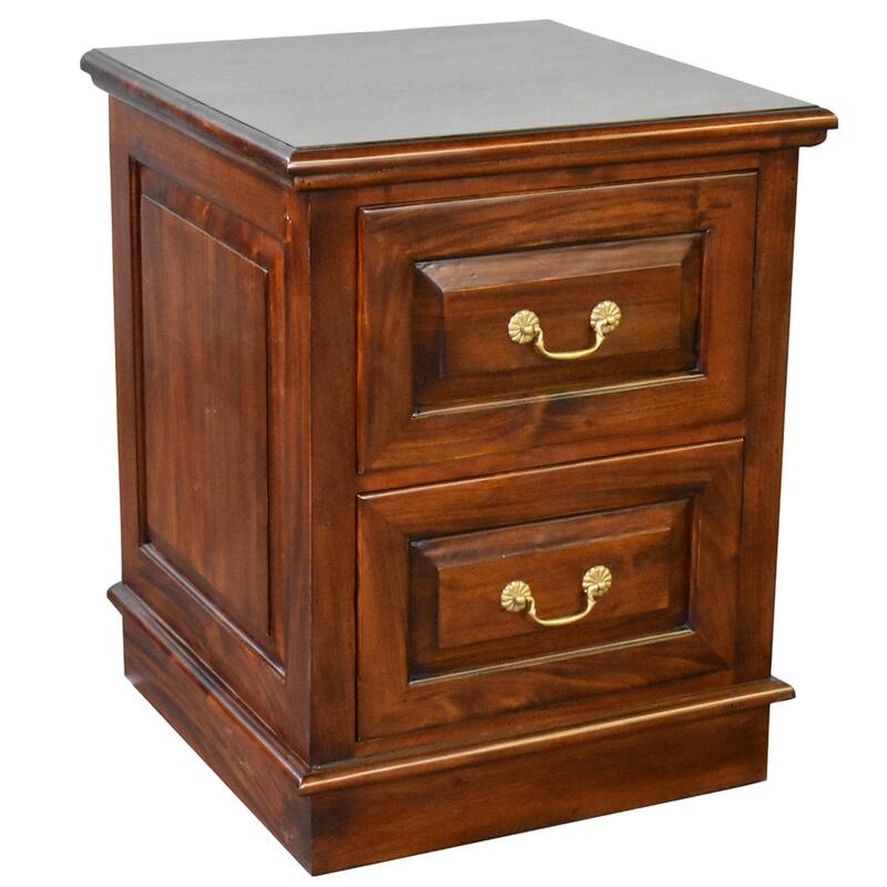 Legacy 4 Drawer File Cabinet - Dark Brown - 2 Drawer - Legal