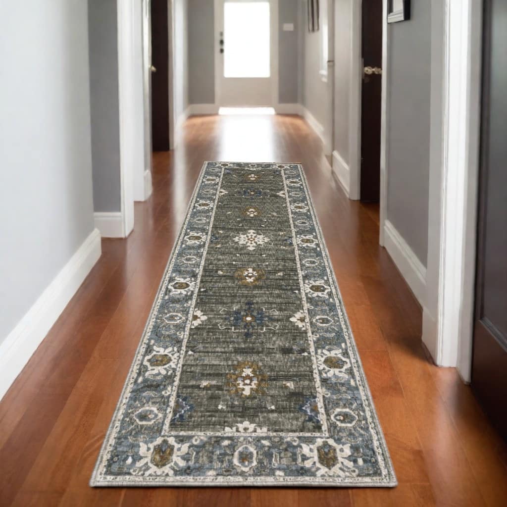 HomeRootsOriental Traditional Runner Area Rug
