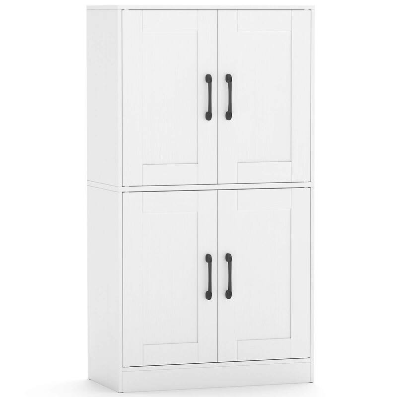 Costway Bathroom Cabinet with Doors & Adjustable Shelves Storage - See Details