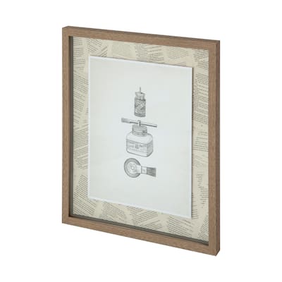 Glued Framed Art Print