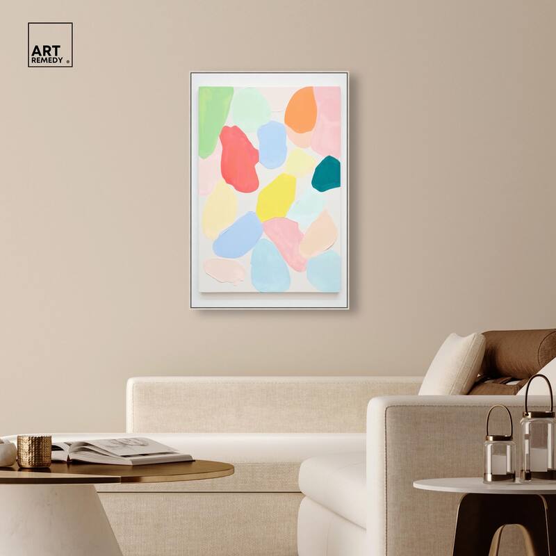 Sorbet Smudges II Canvas by Art Remedy
