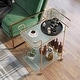preview thumbnail 2 of 6, Reinhardt Modern Gold Metal 2-Shelf Serving Cart by Strick & Bolton