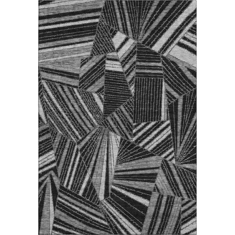Premium Washable Super Soft Modern Mosaic Mayfield Rug