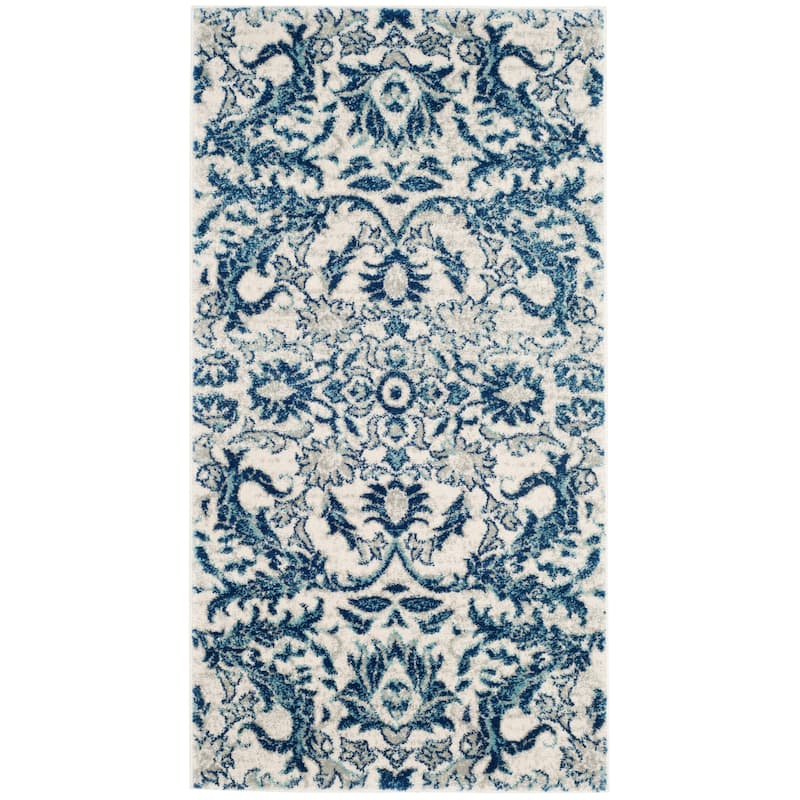 SAFAVIEH Evoke Krijna Vintage Damask Rug - 2'2" x 4' - Ivory/Blue