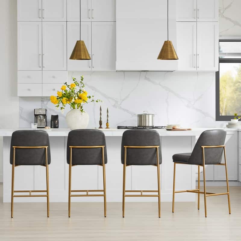 Spruce & Spring Evelyn Modern 27 inch Counter Height Bar Stool Set