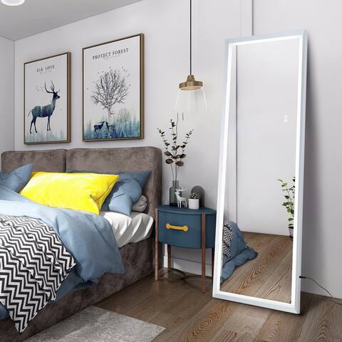 LED Full Length Mirror Wall Mounted Lighted/Make Up/Dressing Mirror