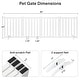 preview thumbnail 47 of 57, Wooden Freestanding Panels Pet Gate