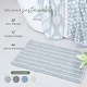 preview thumbnail 24 of 25, Martex Restore Cotton Bath Rug Soft Absorbent Quick-Dry Stripe