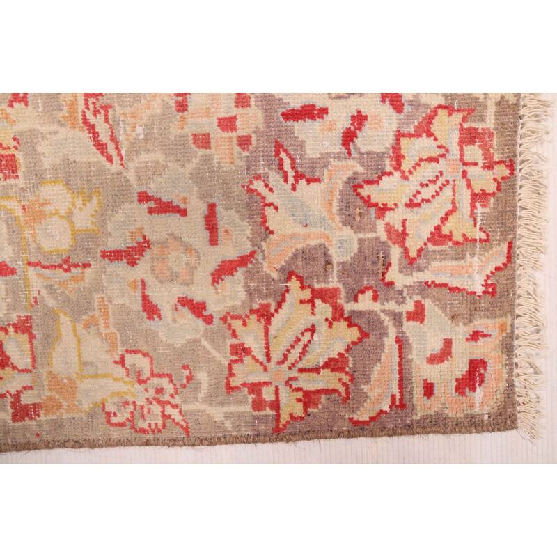 ECARPETGALLERY Hand-knotted Antalya Vintage Red Wool Rug - 9'1 x 13'1