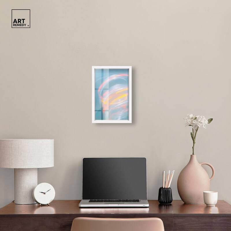 Swirling Light I Shadowbox by Art Remedy