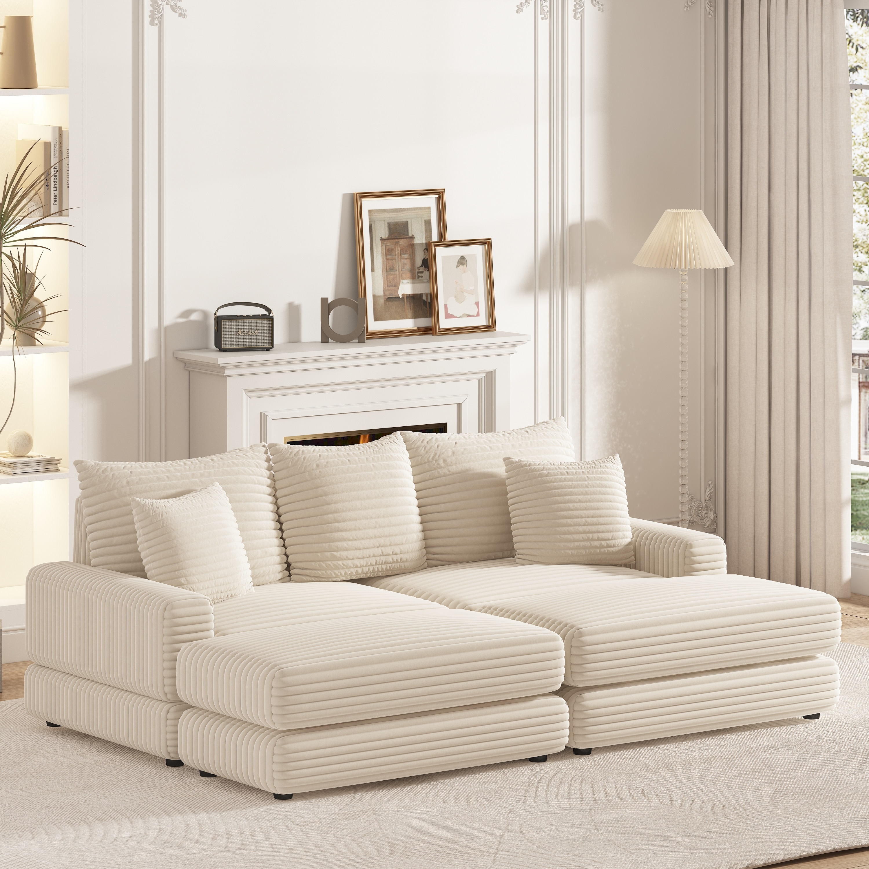 Pillow Back Square Arms Loveseats Bed Bath Beyond