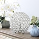 preview thumbnail 9 of 36, Elegant Designs Crystal Ball Sequin Chrome Table Lamp