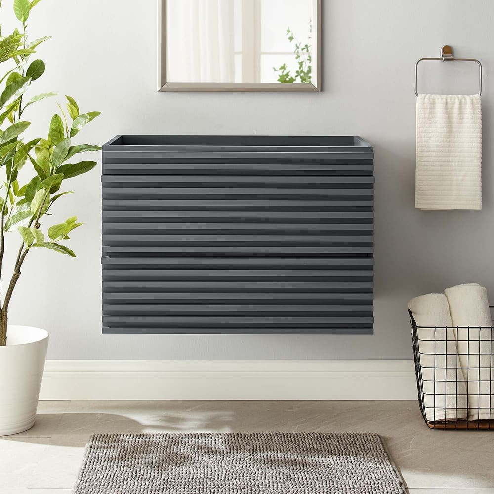 Render 30" Wall-Mount Bathroom Vanity (Sink Basin Not Included)