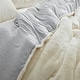 preview thumbnail 3 of 5, Chunky Sweater - Coma Inducer® Oversized Comforter Set - Whiteout Blizzard Gray