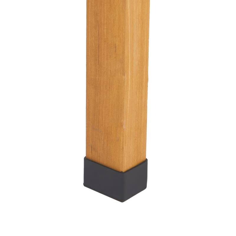 Natural Wood Potting Bench with Metal Top and 2 Drawers Lower Shelf and Hooks for Gardening - 29.8” x 14.6” x 36.4”