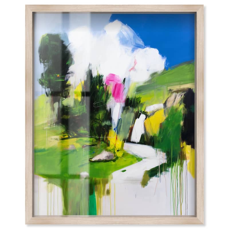Swiss Fields Shadowbox by Art Remedy - Natural - 20" x 24"