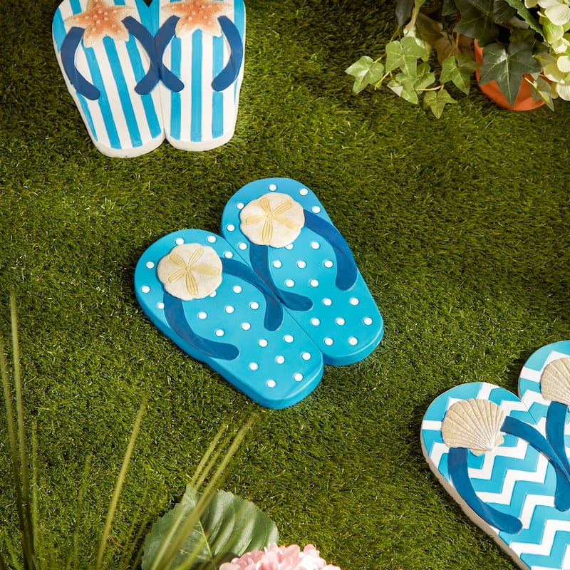 Sunflower Dot Flip Flop Stepping Stone