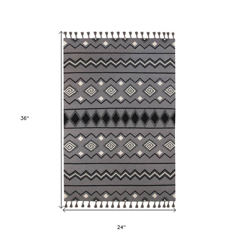 HomeRoots Tribal Southwest Rectangle Area Rug