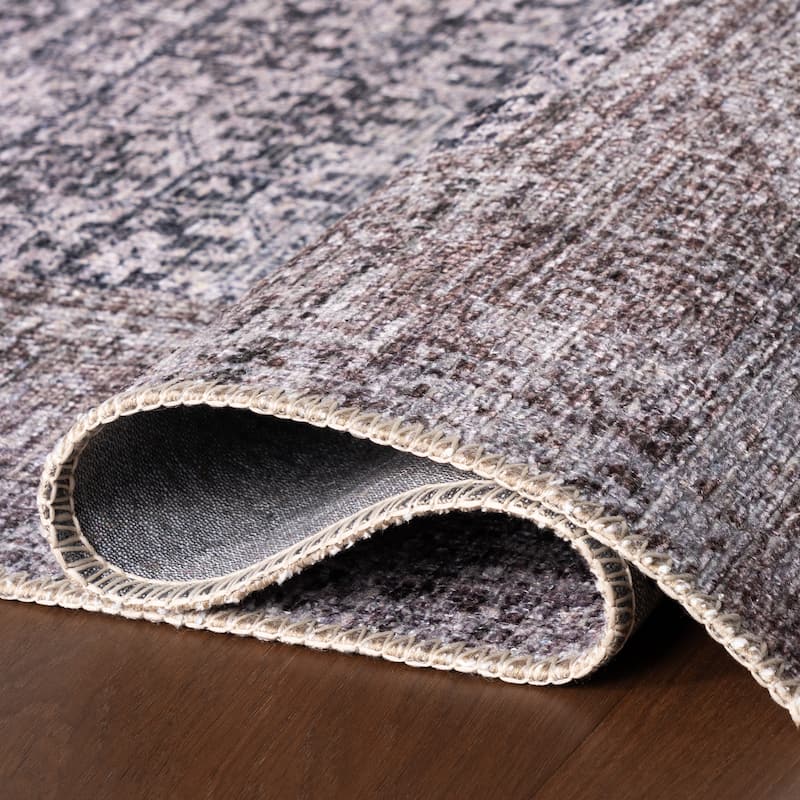 Nuloom Alveris Vintage & Distressed Washable Rug